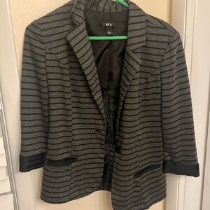 Black stripped blazer